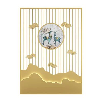 kupować Luksusowe nowoczesne meble hotelowe ze stali nierdzewnej Pusty ekran Hotel Room Divider Partition online manufacture