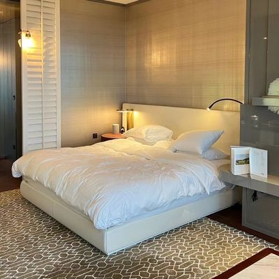 kupować Luksusowe meble do sypialni hotelowych King Size Solid Ash Bed Dostosowane online manufacture