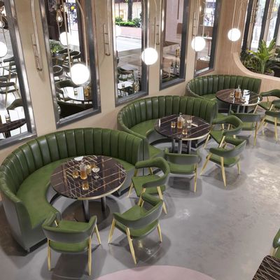 kupować Nowoczesny zestaw mebli do restauracji hotelowej Booth Round Circle Stoły restauracyjne online manufacture