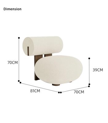 Dobra cena Lekkie luksusowe meble hotelowe Kreatywny salon z litego drewna Pojedyncza dmuchana sofa online