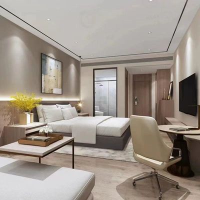 kupować 5 gwiazdkowy minimalistyczny projekt hotelowy pokój meble z masywnego drewna online manufacture