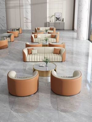 kupować Nowoczesne meble w lobby hotelowym, kanapa i stół do recepcji i negocjacji. online manufacture