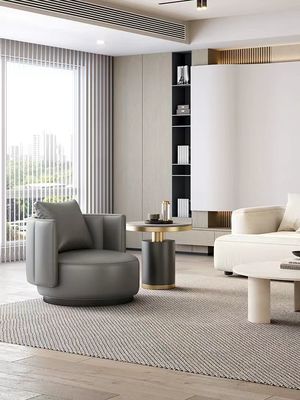 kupować Współczesny hotel w minimalistycznym stylu Genuine Leather Single Sofa for Reception online manufacture