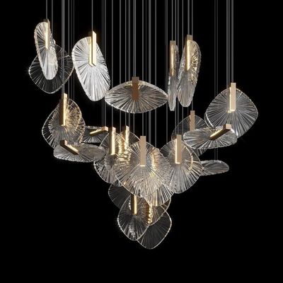 kupować Nie standardowe, niestandardowe lampy do całego domu, żyrandol, szkło, dysk, kawałek metalu online manufacture