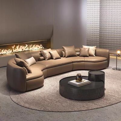 Zakrzywiona narożna półokrągła sofa Połączenie hotelowej sofy w holu