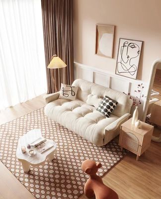 Wygodna tkanina Niestandardowa rozkładana sofa Hotel Salon Sofa rozkładana