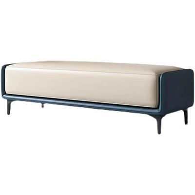 Niestandardowy luksusowy skórzany podnóżek Ottoman Design Bed End Stołek do sypialni hotelowej