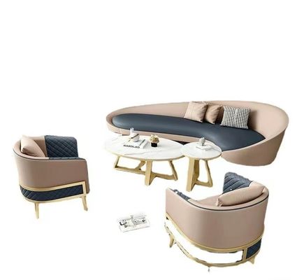 Hotelowa restauracja Nowoczesna zakrzywiona sofa segmentowa Niestandardowa