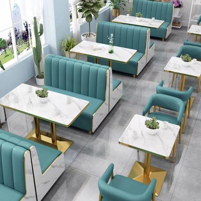 Dobra cena Skórzane meble hotelowe Marble Art Nowoczesne stoisko do siedzenia online