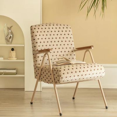Literary Star Spot Velvet Accent Chair Hotel Home Coffee Shop Krzesła do jadalni z tkaniny