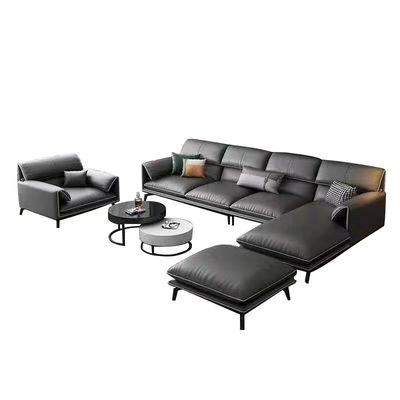 Luksusowa sofa narożna z tkaniny Nordic Hotel Home Modern w kształcie litery L