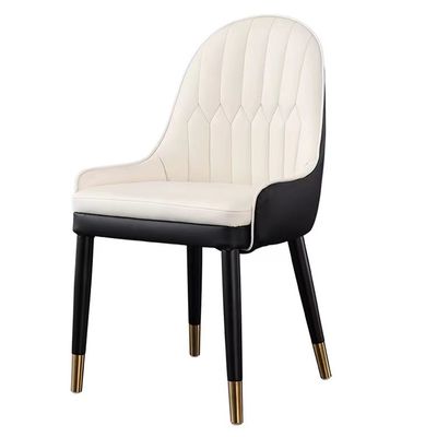 Niestandardowa skórzana sofa Solo Krzesło Four Feet Hotel Restaurant