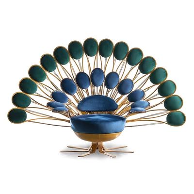 Peacock Pojedyncza Sofa Krzesło Klasyczna Współczesna Luksusowa Lekka Pojedyncza Sofa