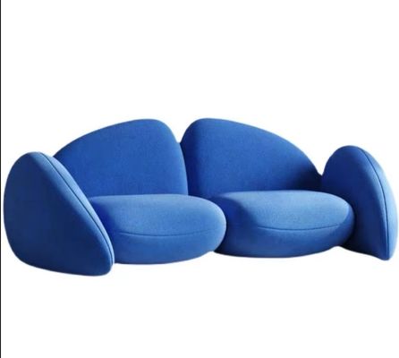Włoskie kreatywne modelowanie Hotel Lobby Meble Tkanina Sofa 2-osobowa
