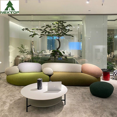 Brukowiec Design zestaw sof z tkaniny połączenie salonu Lobby Pebble Sofa