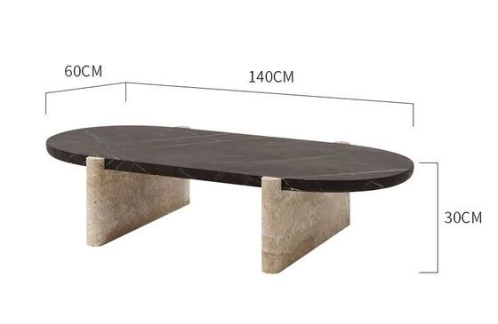 Moderne meble hotelowe z naturalnego kamienia stolik kawowy