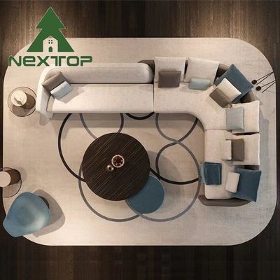 One-Stop Solution tkanina Sofa Design Włoski Design Sztuki Salon Set rogu