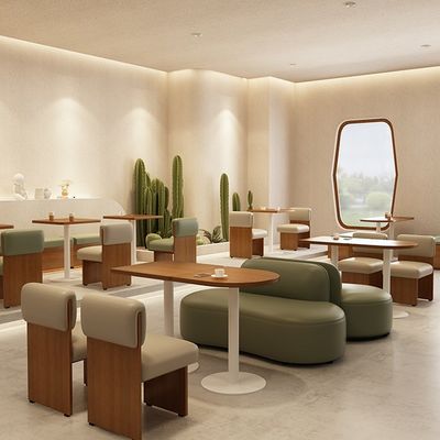Wysokiej klasy sofa wypoczynkowa stolik kawowy darmowy zestaw kombinacji zielony kolor beżowy