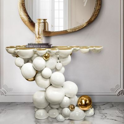 Dobra cena Star Hotel Art Bubble Style wejściowy stół z solidną metalową podstawą online